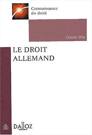 Le droit allemand