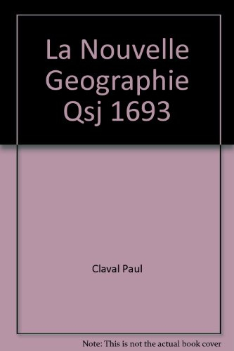 La Nouvelle géographie
