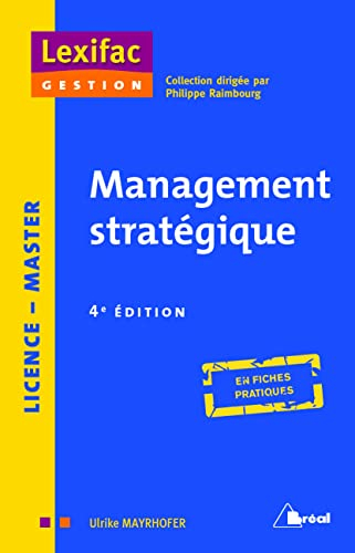 Management stratégique : licence, master