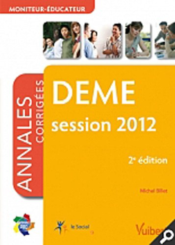 DEME : annales corrigées session 2012