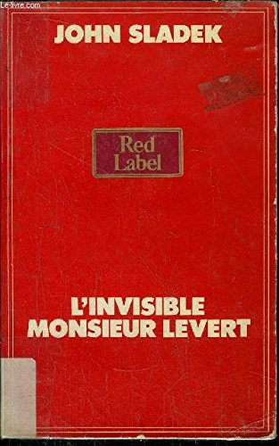 l'invisible monsieur levert (red label)