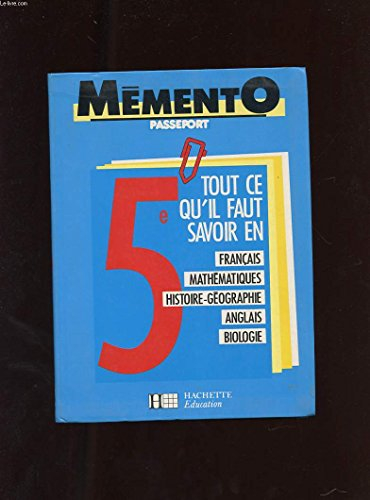 Mémento passeport, 4e