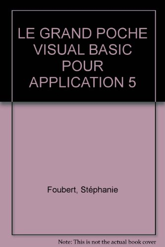 Visual Basic pour Applications 5