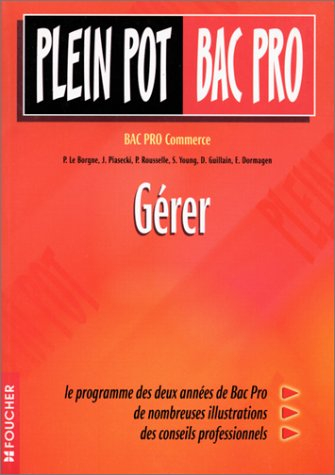 gérer : bac pro commerce