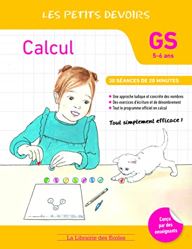 Calcul : GS, 5-6 ans : 61 séances de 10 minutes