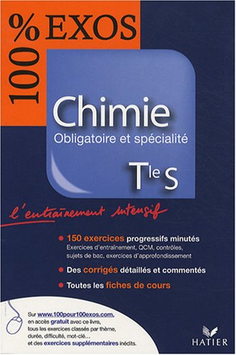 Chimie tle S obligatoire et spécialité