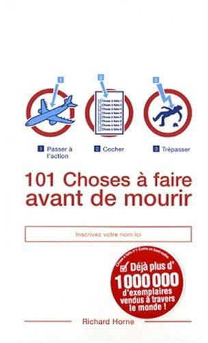 101 choses à faire avant de mourir