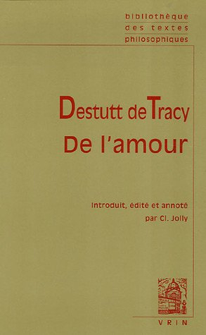 De l'amour : texte original en langue française