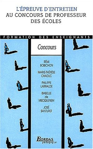L'épreuve d'entretien au concours de professeur des écoles