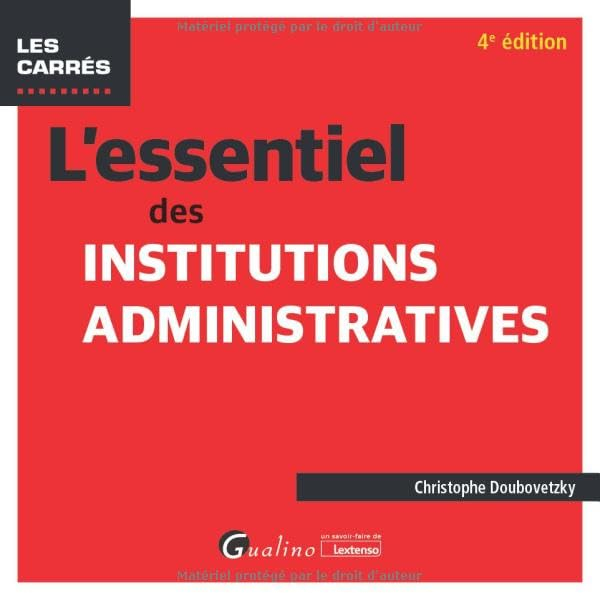 L'essentiel des institutions administratives