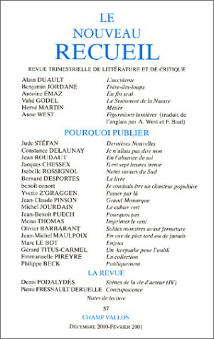 Nouveau recueil (Le), n° 57. La demeure