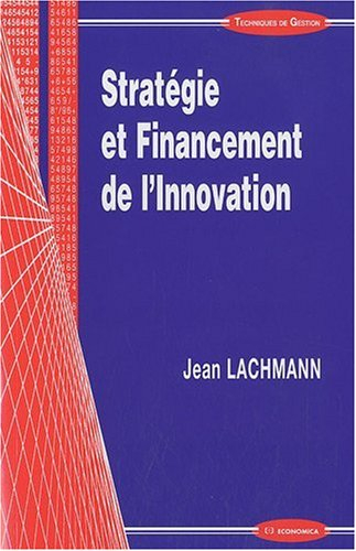 Stratégie et financement de l'innovation