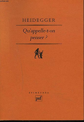 Qu'appelle-t-on penser ?