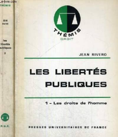 les libertés publiques tome 1 les droits de l'homme