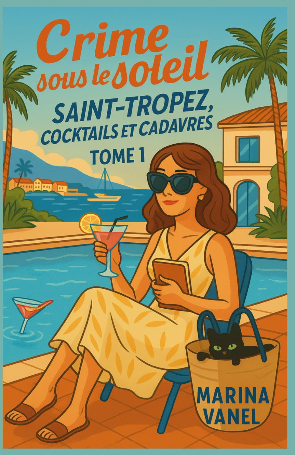 Crime sous le soleil Tome 1 : Saint-Tropez, cocktails et cadavres: Un cosy mystery plein d’humour et