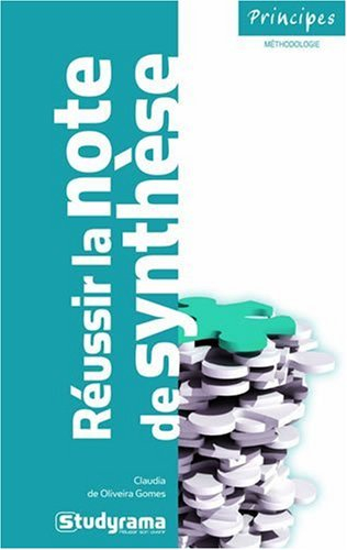 Réussir la note de synthèse