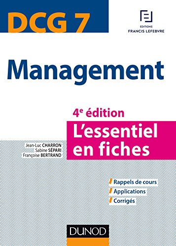 Management, DCG 7 : l'essentiel en fiches