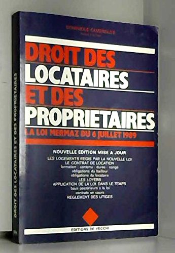 Droit des locataires et des propriétaires : la loi Mermaz du 6 juillet 1989