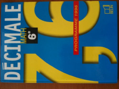 mathématiques classe de 6e - version professeur