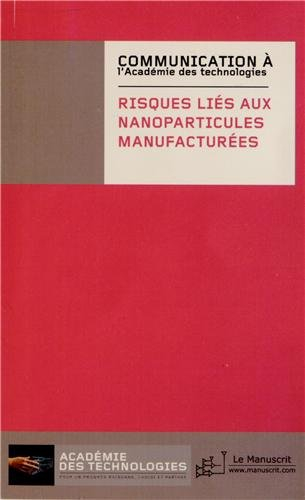 risques liés aux nanoparticules manufacturées