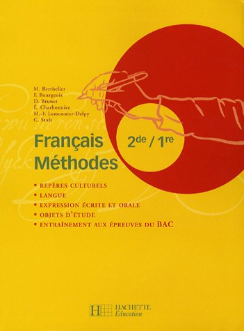 Français méthodes 2de, 1re