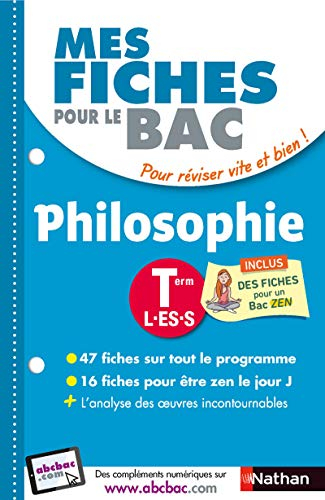 Philosophie terminale L, ES, S