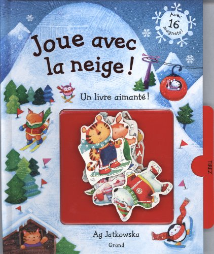 Joue avec la neige ! : un livre aimanté !