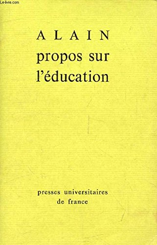 propos sur l'éducation