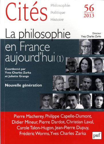 Cités, n° 56. La philosophie en France aujourd'hui (1)