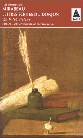 Lettres écrites du donjon de Vincennes : (1777-1778)