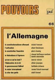 Pouvoirs, n° 66. L'Allemagne