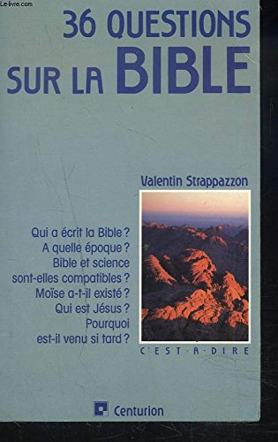 36 questions sur la Bible