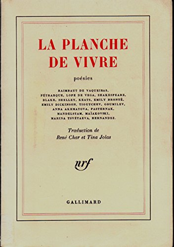 la planche de vivre, poésies