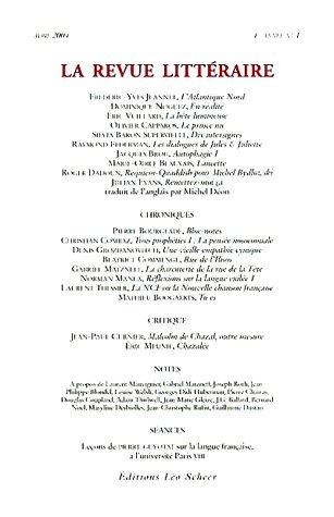 Revue littéraire (La), n° 1