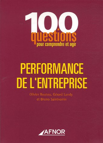 Performance de l'entreprise
