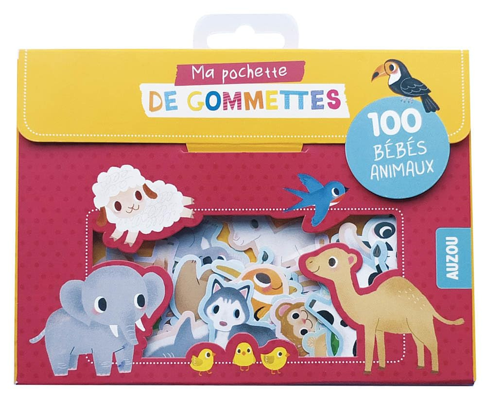 Ma pochette de gommettes : 100 bébés animaux