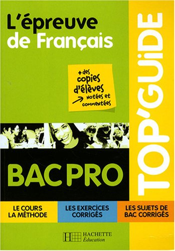 L'épreuve de français, bac pro