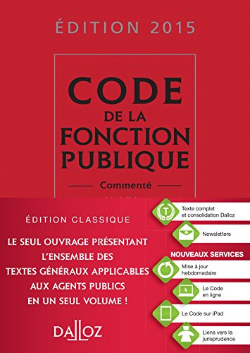 Code de la fonction publique commenté 2015