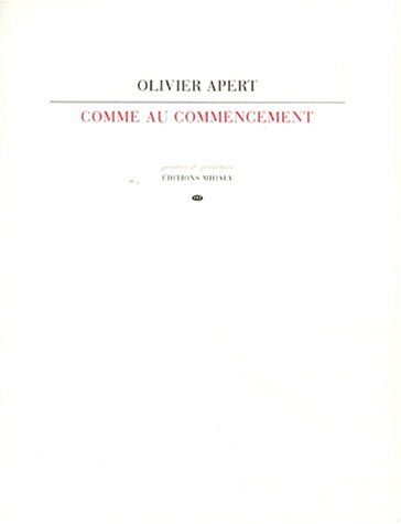 comme au commencement