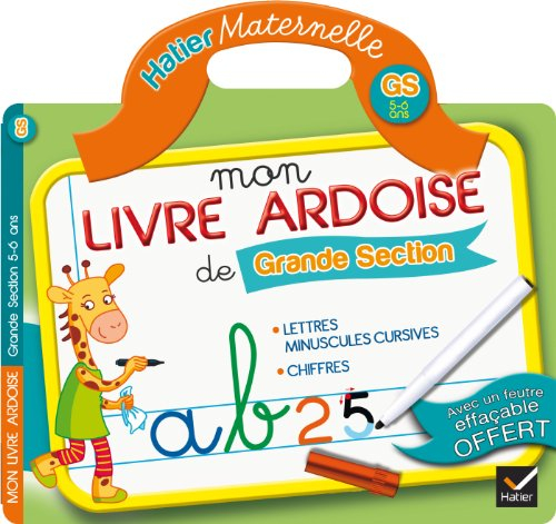 Mon livre ardoise de grande section : GS, 5-6 ans