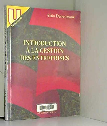 Introduction à la gestion des entreprises