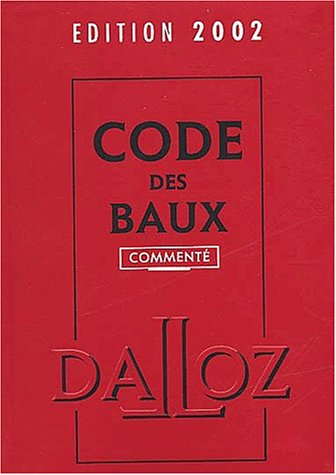 Code des baux, édition 2002