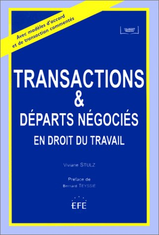 transactions et départs négociés en droit du travail