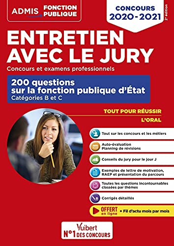 Entretien avec le jury : concours et examens professionnels : 200 questions sur la fonction publique