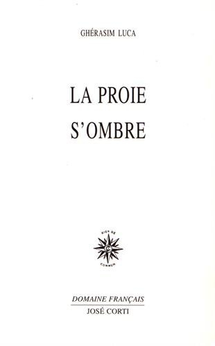 La Proie s'ombre