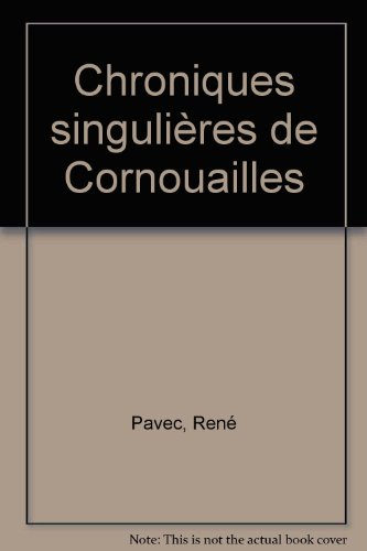 Chroniques singulières de Cornouaille