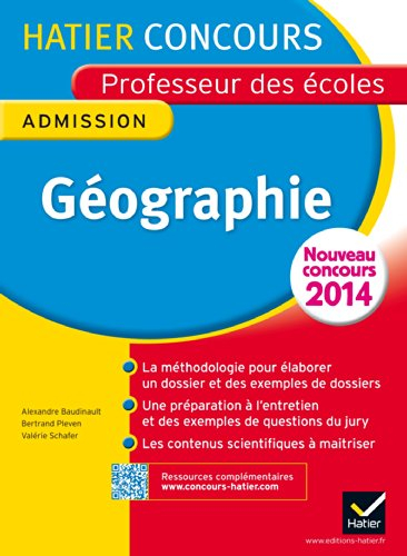 Géographie : admission : nouveau concours 2014