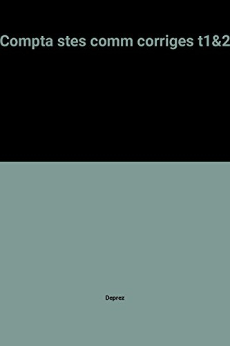 La comptabilité des sociétés commerciales : corrigés des exercices