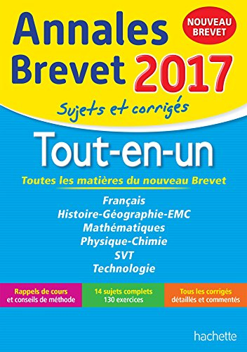 Tout-en-un, toutes les matières du nouveau brevet : français, histoire géographie, EMC, mathématique