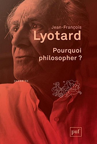 Pourquoi philosopher ?